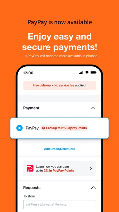 Rocket Now: Food Delivery iPhone screenshot 7 - Food & Drink app