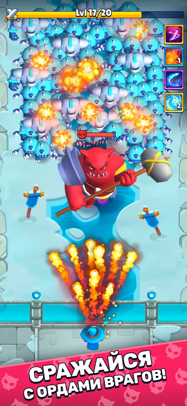 Wizard Tower Defense Idle Game iOS Mod IPA screenshot 2 - iOS game interface