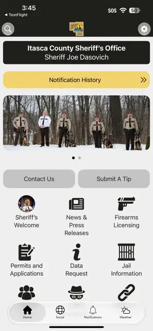 Itasca County Sheriff MN screenshot 1