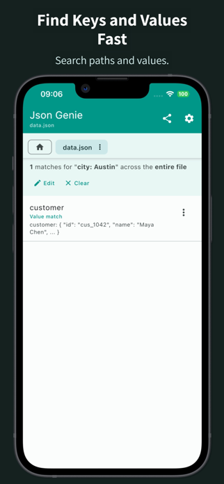 Json Genie: JSON Editor/Viewer Screenshot 6 of 8