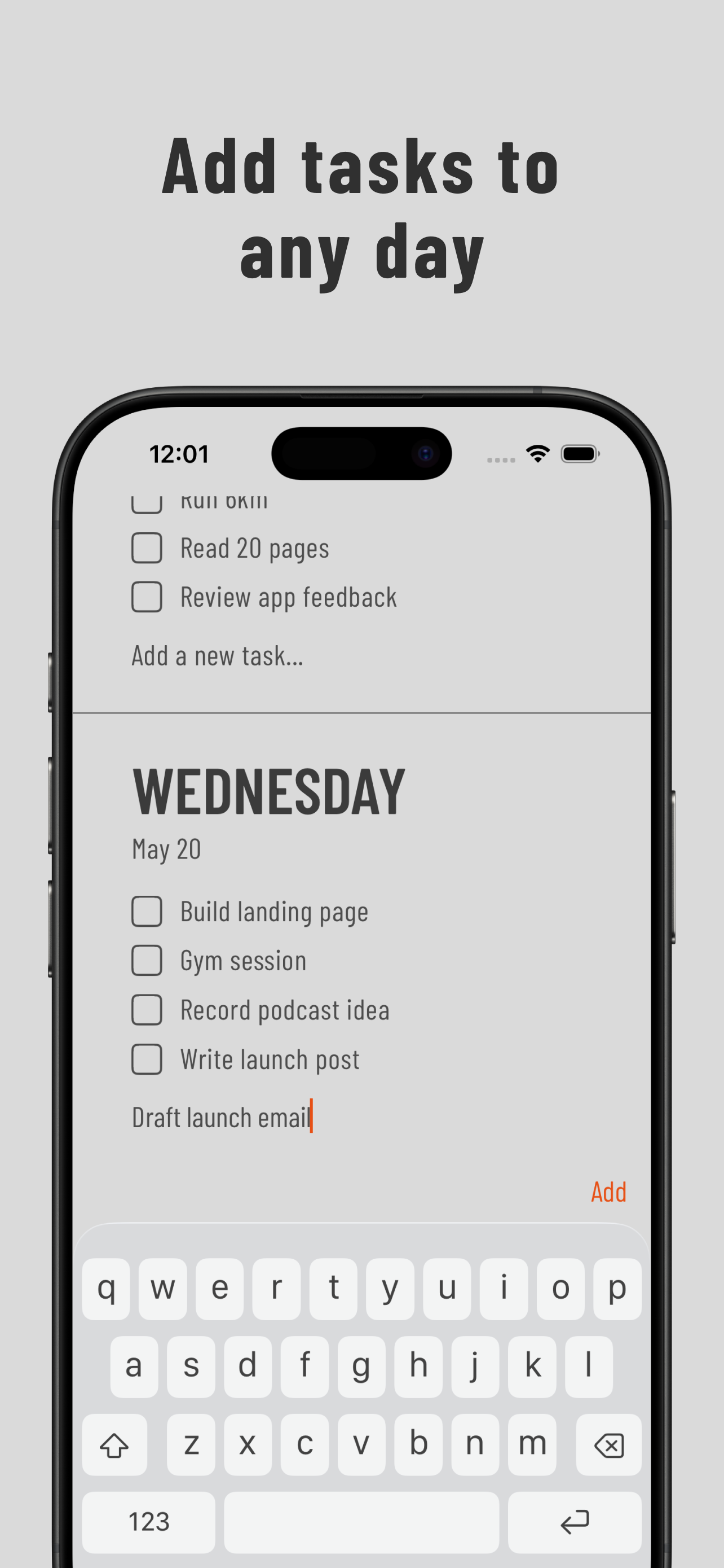 Tally: Simple Weekly To-Do screenshot 4