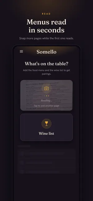Somello - Menu Wine Pairing screenshot 2