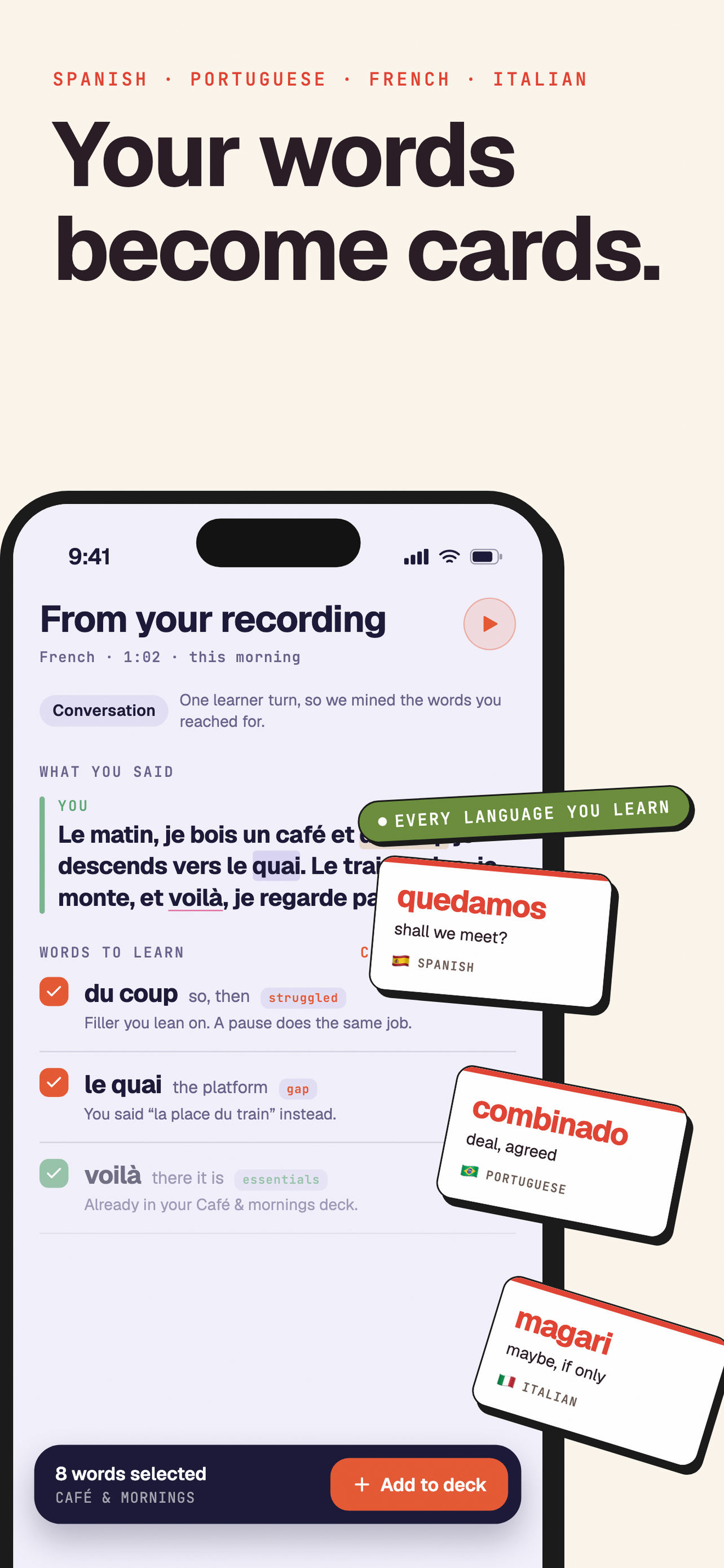 Learn Languages Fast: Verbamor screenshot 3