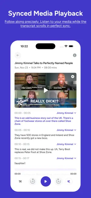 Transcribr: Video to Text screenshot 4