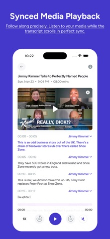 Transcribr Mobile screenshot