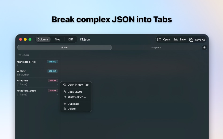 #4. JSON Glow: View, Edit & Diff (macOS) di: BILINGO COMPANY LIMITED - LEARN ENGLISH 4 SKILLS