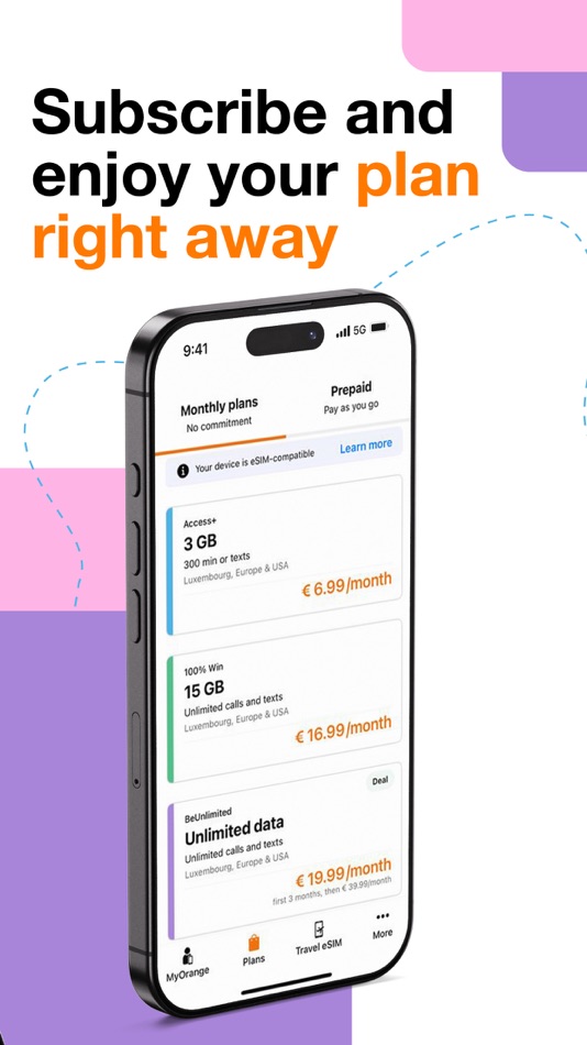 #2. Hello eSIM – Orange Luxembourg (iOS) By: Orange S.A.