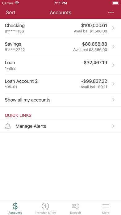 TSB Financial Screenshot