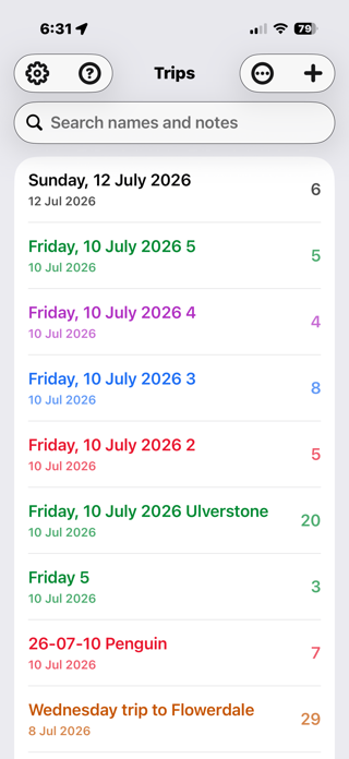 Track My Trip Screenshot 1 of 6
