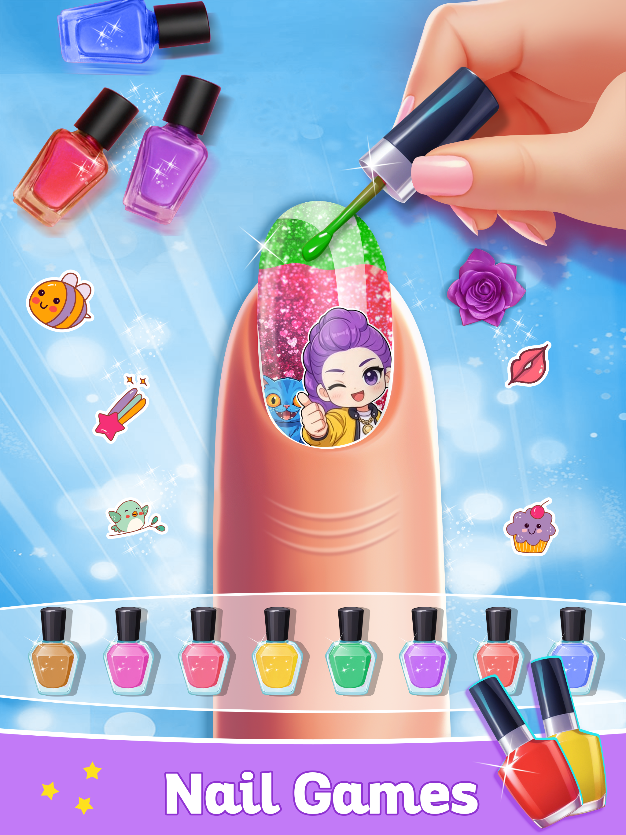 Nail Salon Acrylic Nails Games screenshot 13