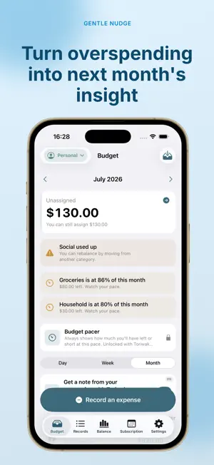 Stop Overspending: Toriwake screenshot 3