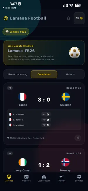 Lamasa World Football screenshot 2