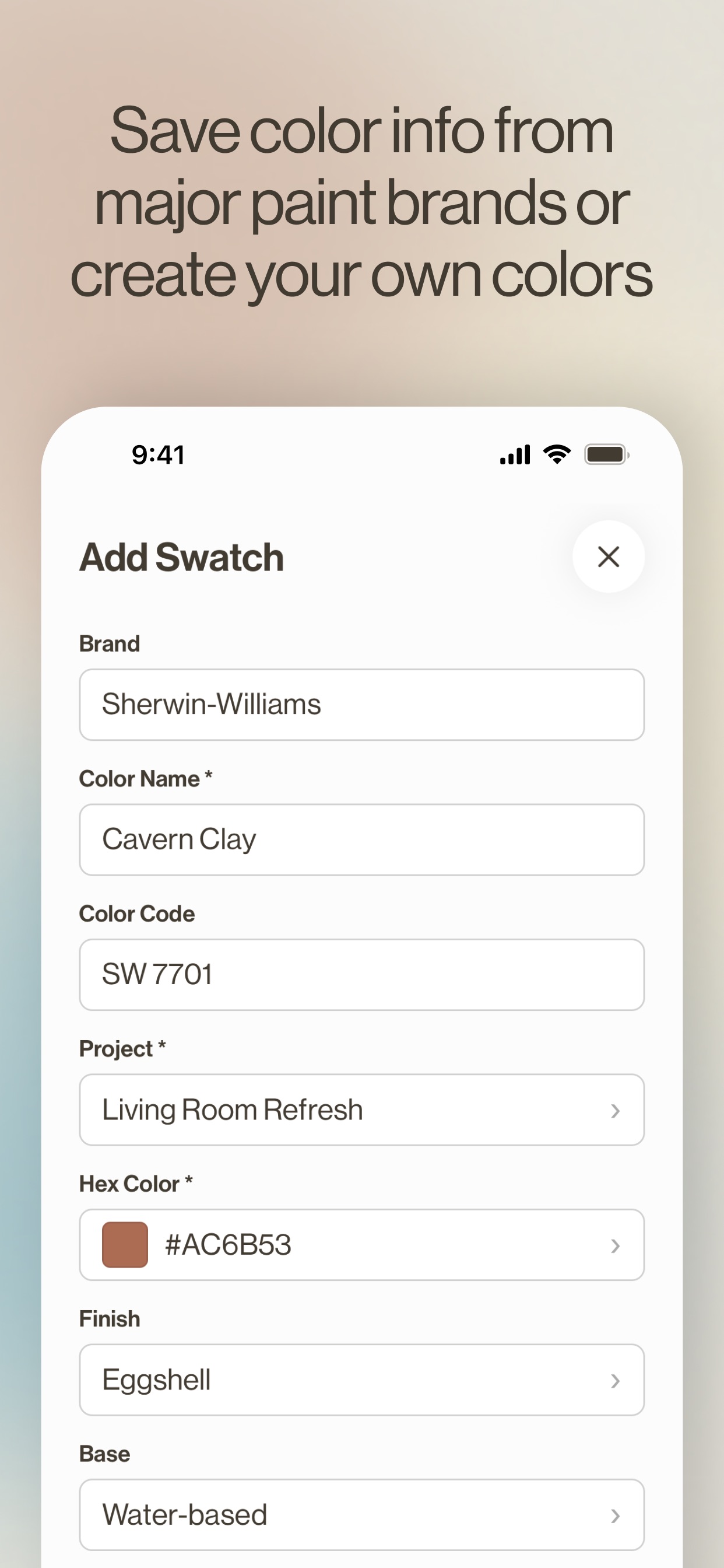 Screenshot 3 of SwatchBase