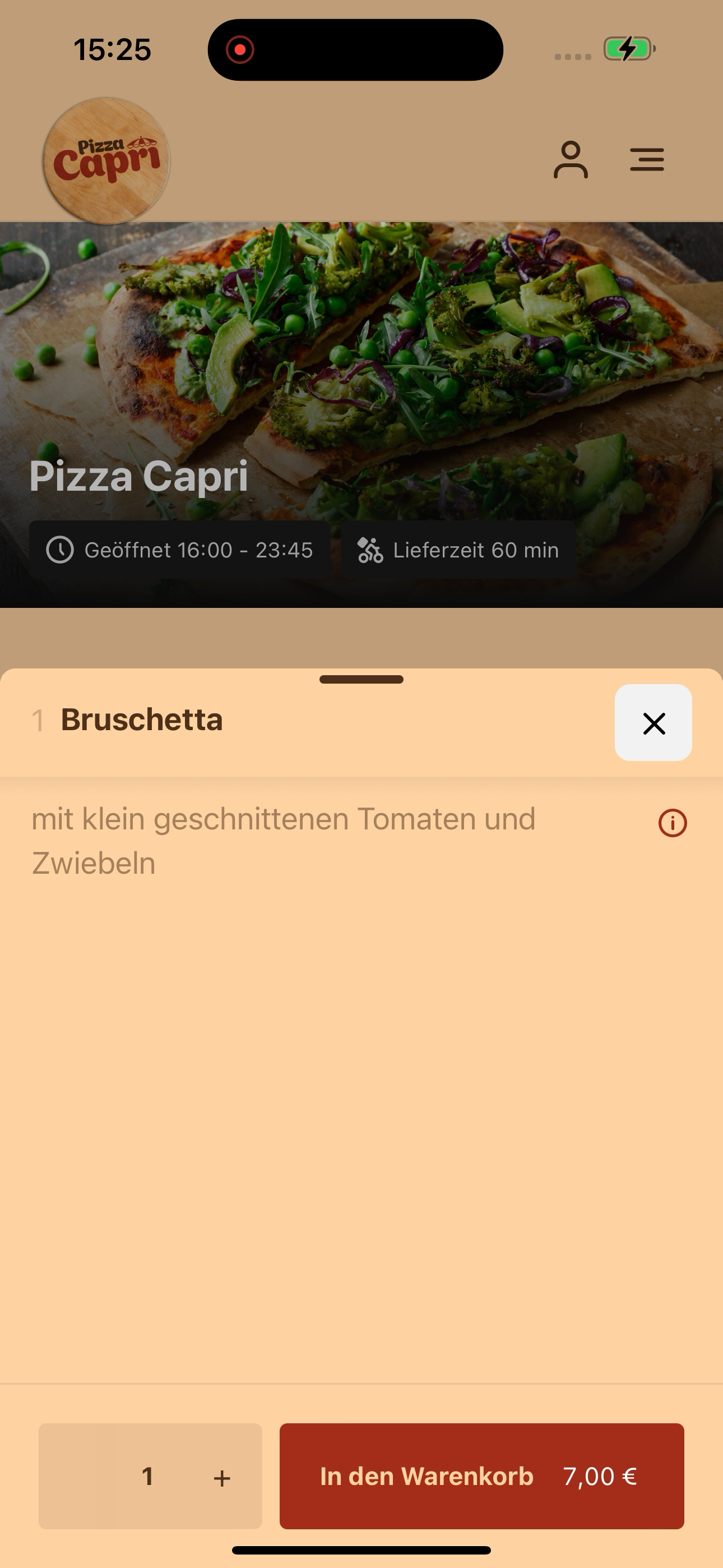 Pizza Capri