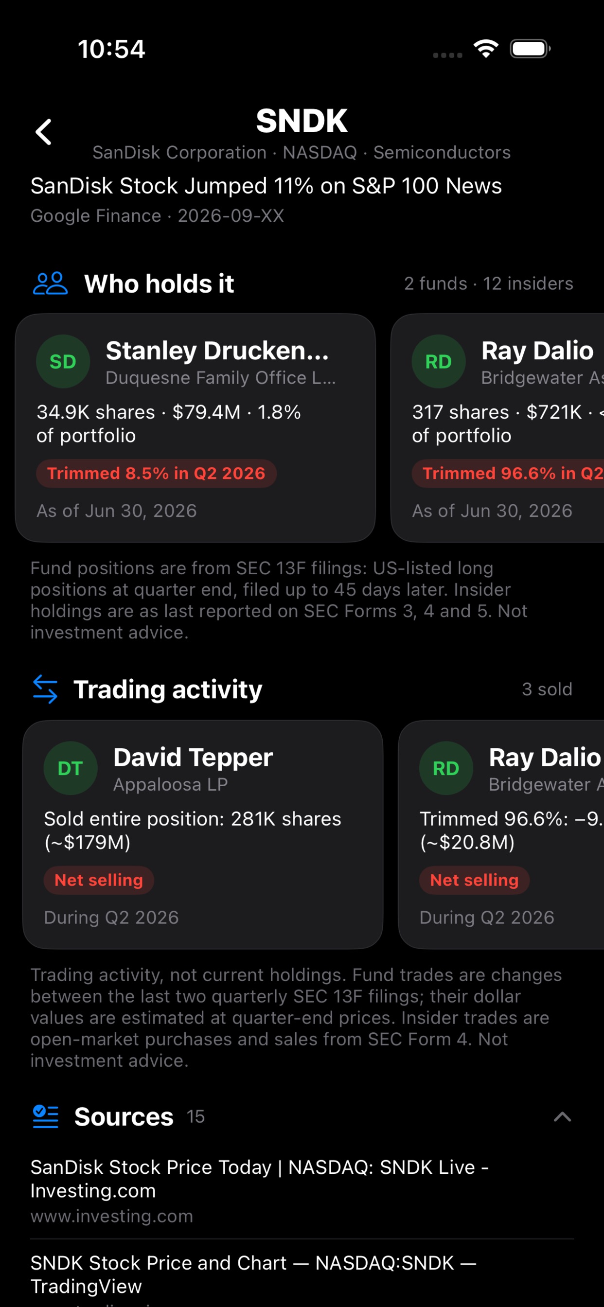 Screenshot 2 of MyStock: Stock Research