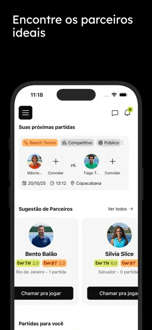 Tweener: Tennis, BT & Padel iPhone screenshot 3
