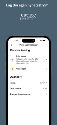 Estate Nyheter screenshot