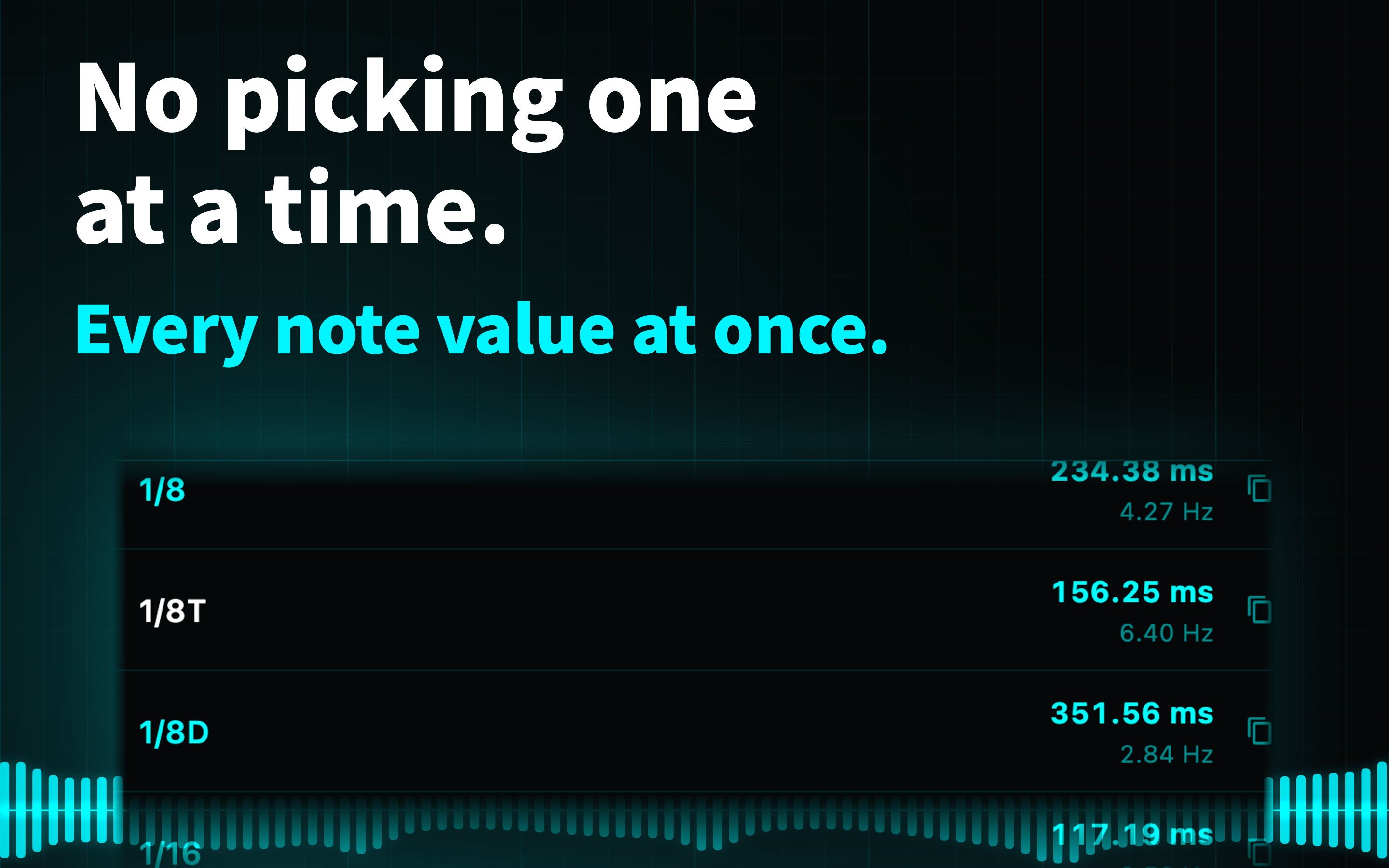 DelayCalc BPM: Delay & Reverb screenshot 22