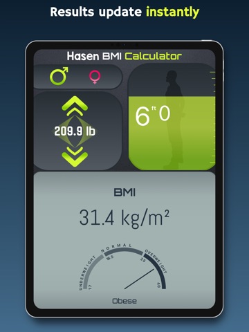 BMI Calculator 2025 iPad screenshot