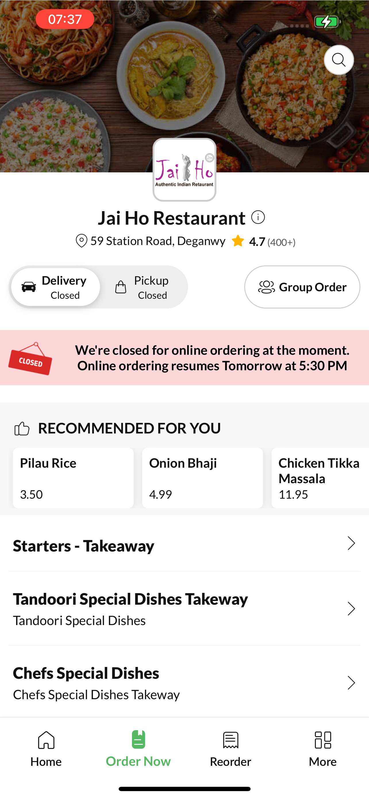 Jai Ho Restaurant