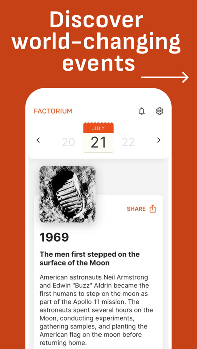 Factorium: Daily Knowledge Screenshot