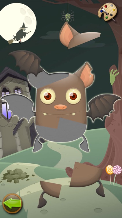 Halloween Coloring Puzzles 2+