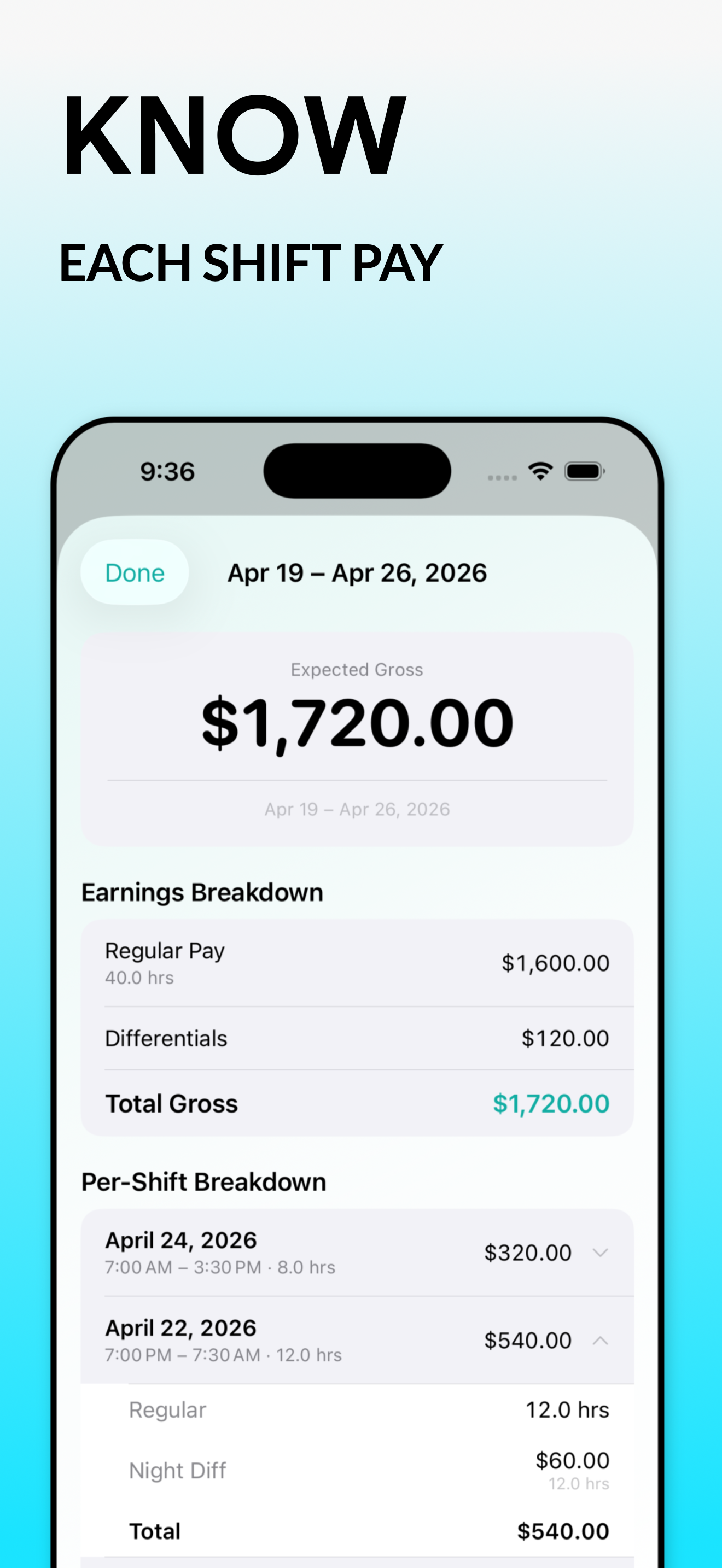 NurseShift NHS Pay Calculator