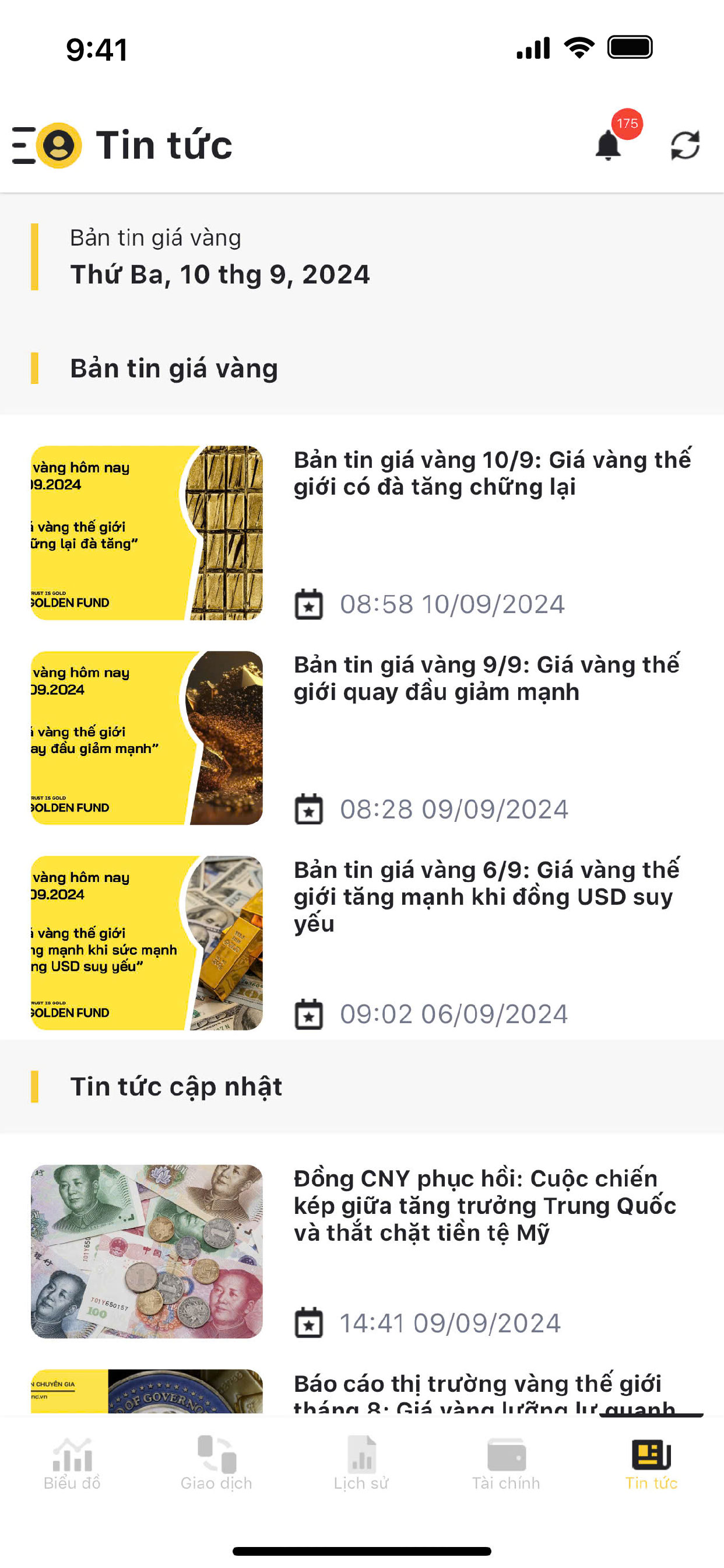 GF - Vàng vật chất