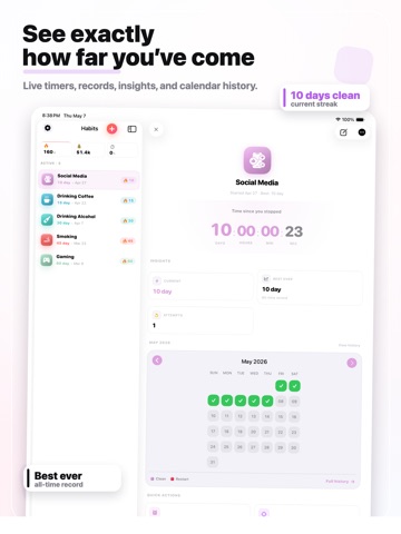 Habit Breaker - Quitter iPad screenshot
