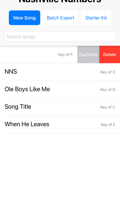 Nashville Numbers Screenshot
