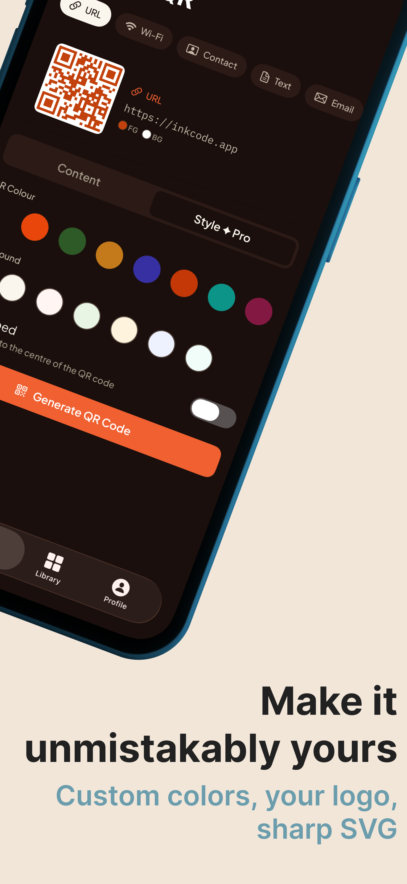 Inkcode: QR Code Generator