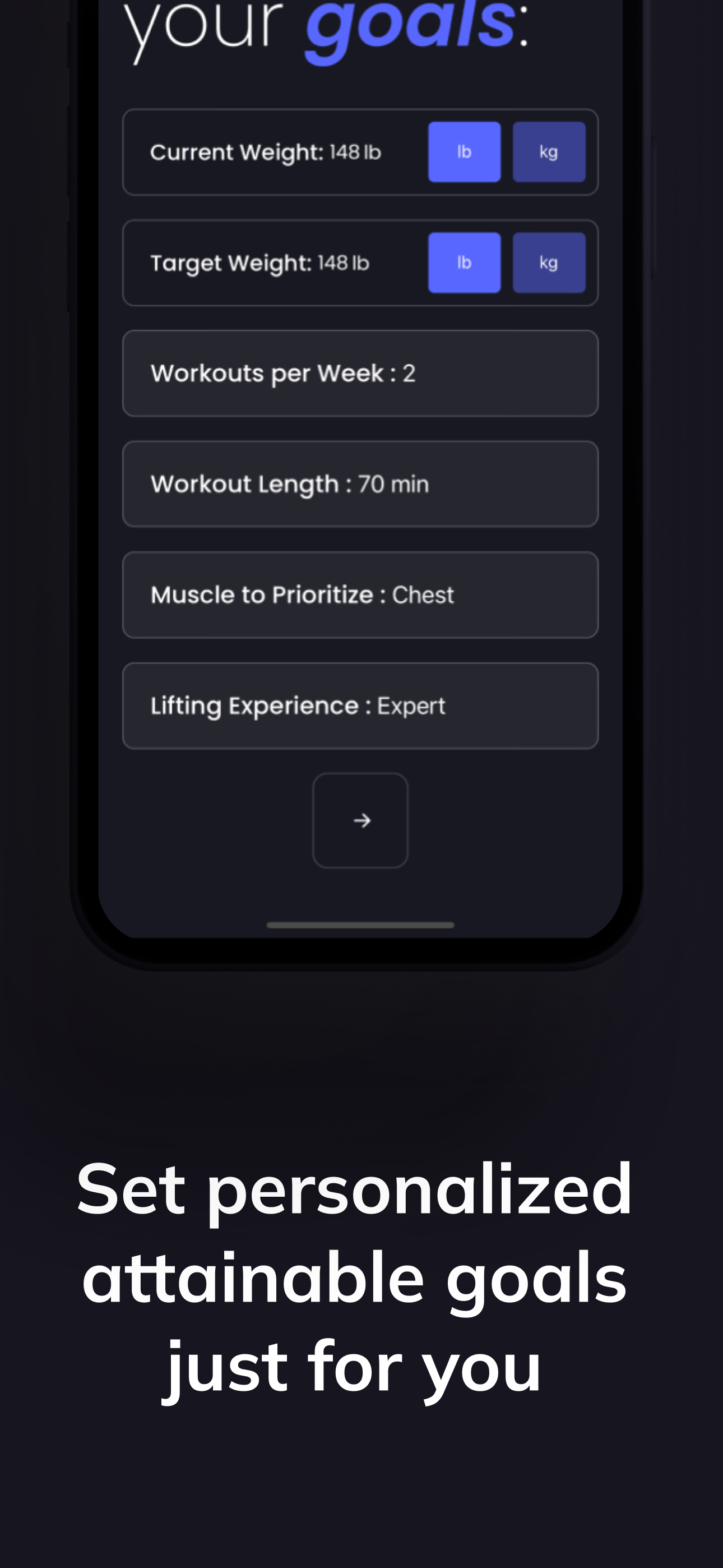 Lift AI - Gym Workout Curator screenshot 5