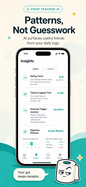 Poop Tracker AI: Gut Log screenshot 1