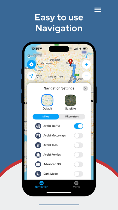 RouteLed Navigation Screenshot