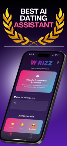 W Rizz: AI Dating Assistant iPhone screenshot