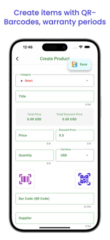 Electronics Inventory Scanner screenshot
