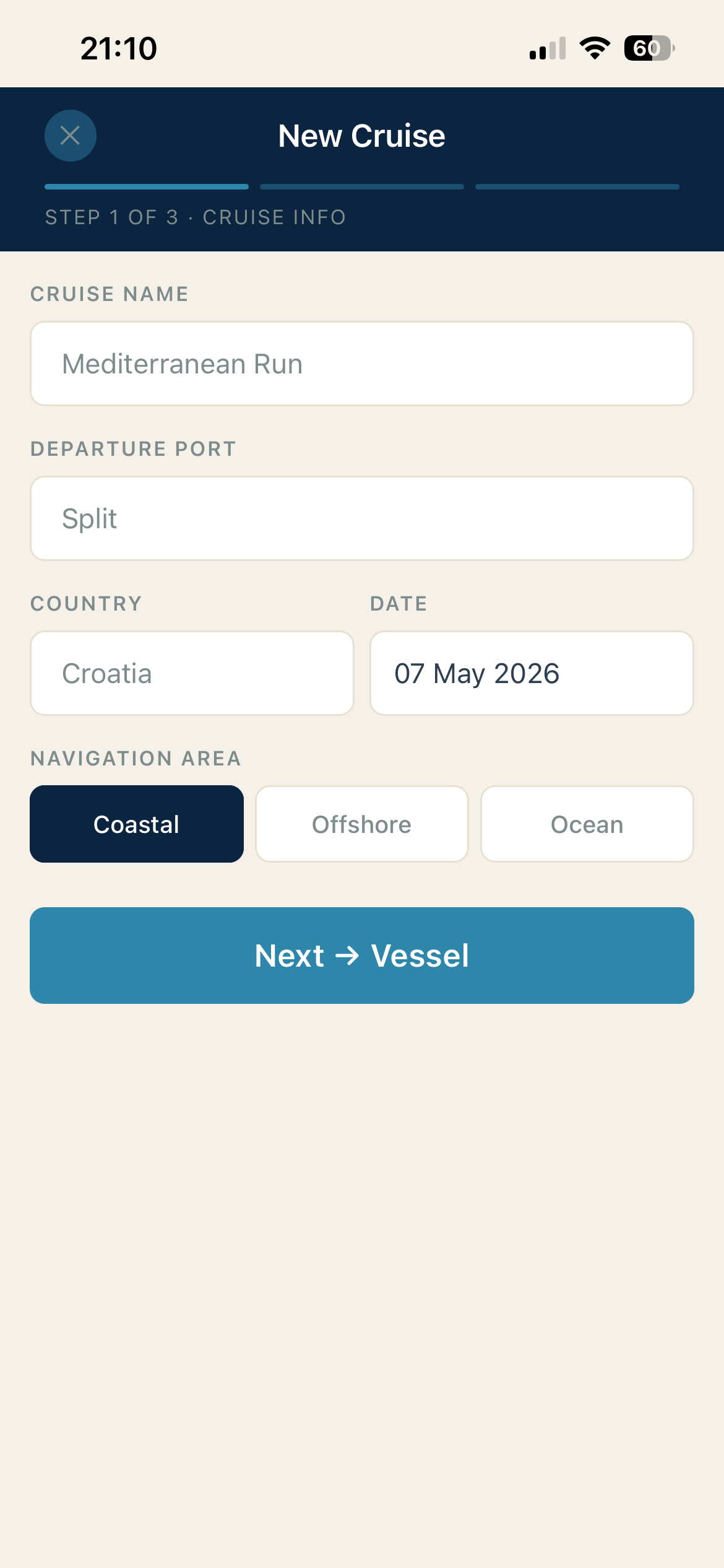 LogBook — Digital Yacht Log