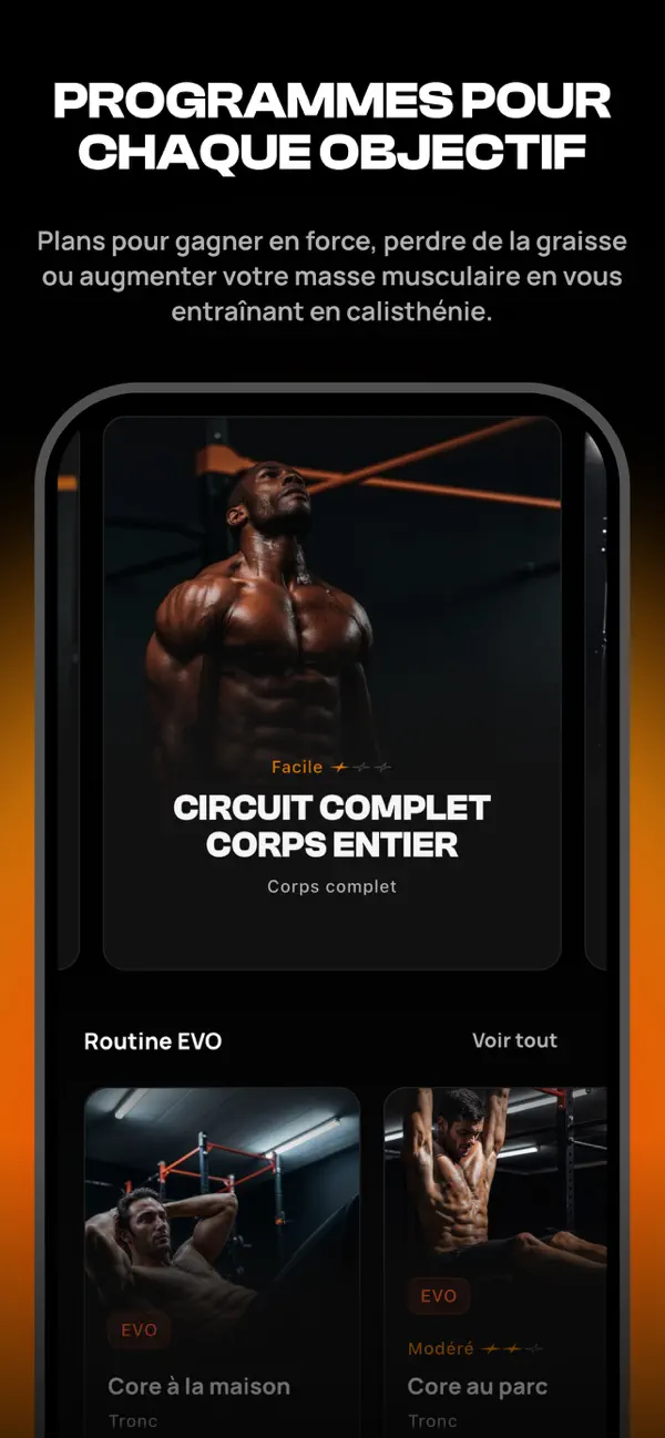 Screenshot #2 pour Calisteniapp: En forme et fort