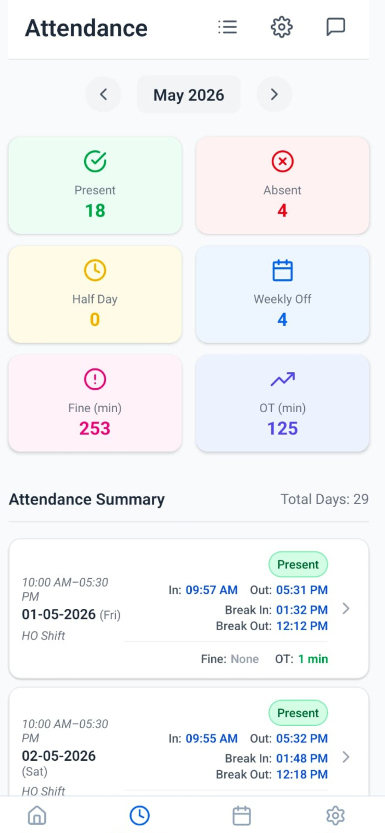 Lean4hr screenshot 3