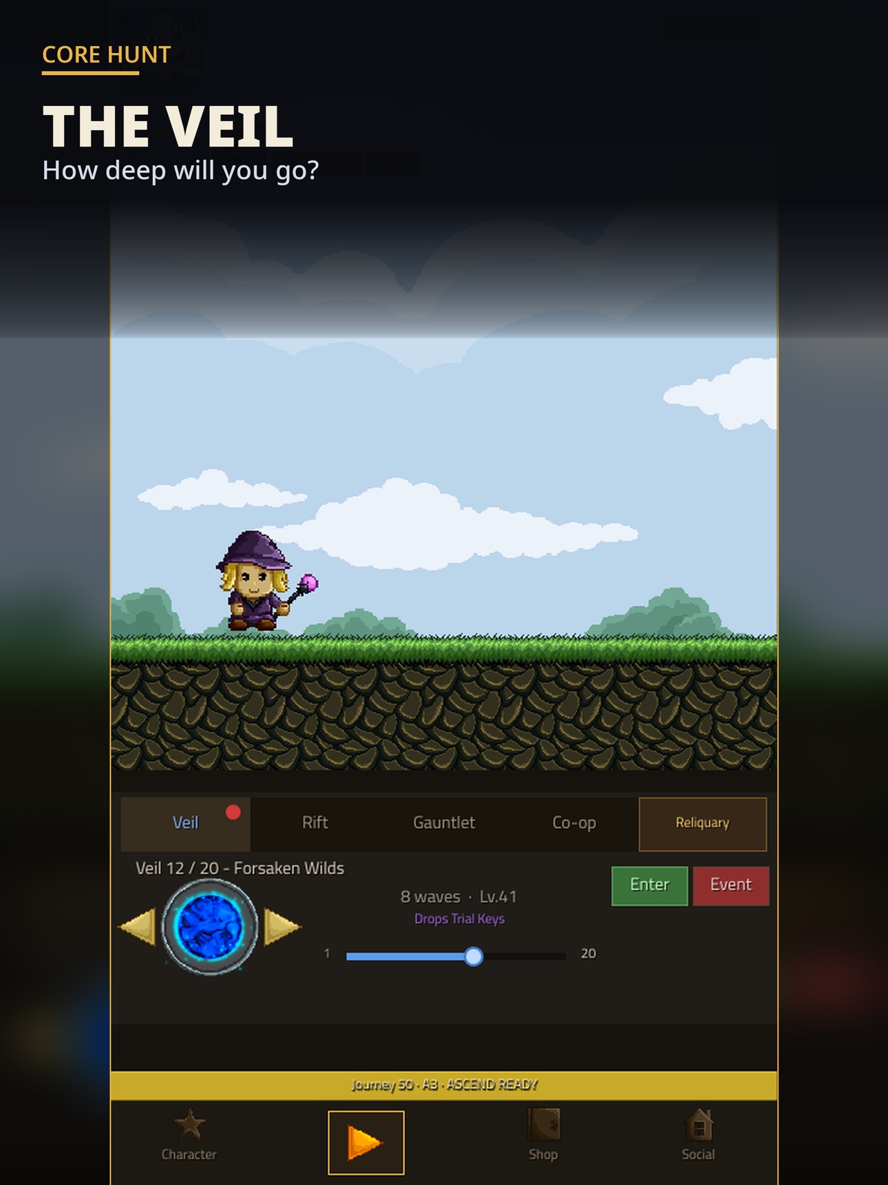 Screenshot 9 of Harrowbound: Idle RPG