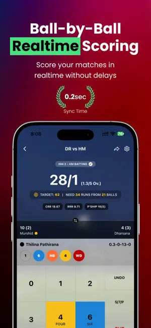 MyCric - Cricket Scoring App screenshot 2