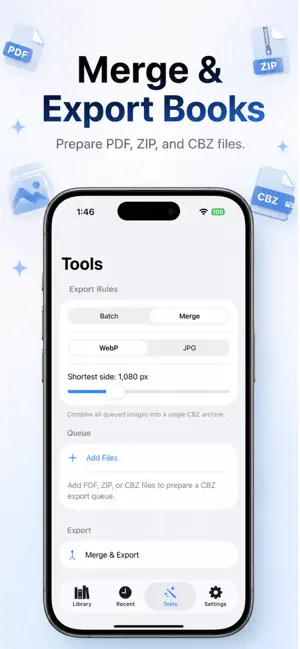 BiblioFuse Reader & Compress screenshot 4