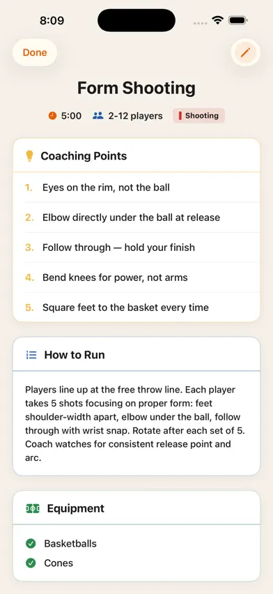 Practice Copilot - Basketball screenshot 4