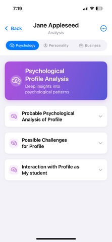PsyGuard AI Business iPhone screenshot