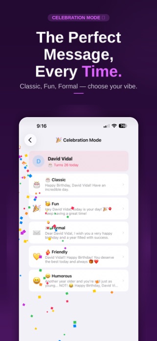 BirthDay Reminder List Screenshot 3 of 8