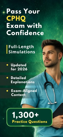 CPHQ Exam by Rocket Prep 2026 Screenshot 1 of 7