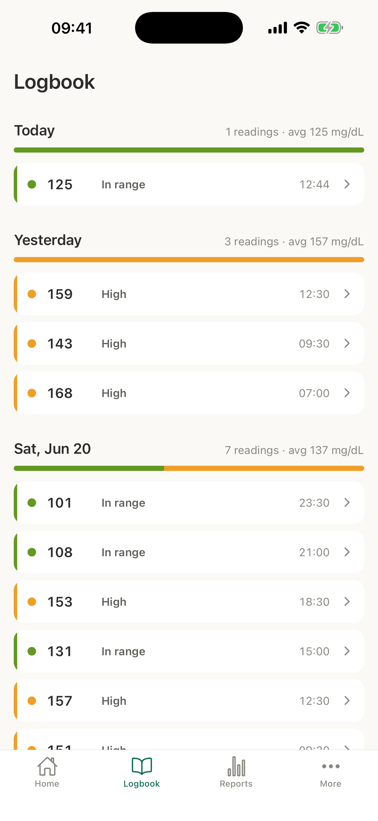 Steady: Blood Sugar Tracker screenshot 3