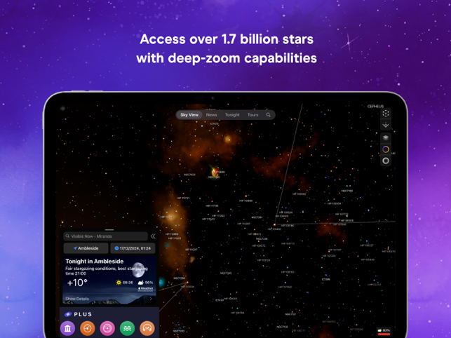 ‎Night Sky Screenshot