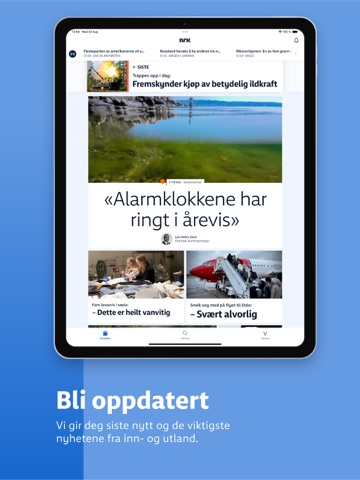 NRK iPad screenshot