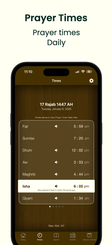 Prayer Times Qibla Compass Pro screenshot 3 of 10